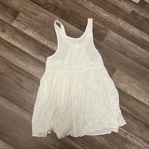 White Sheer Swimsuit Coverup